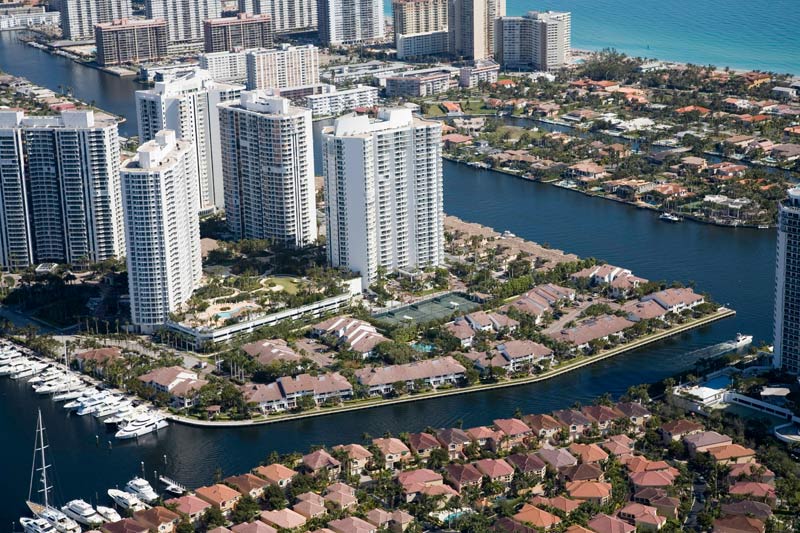 Golden Pointe Townhomes Aerial View