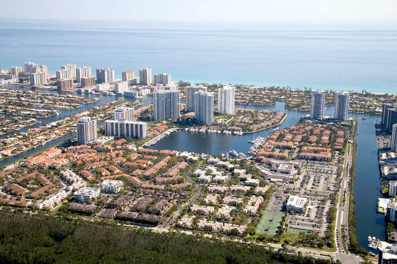 Golden Pointe Townhomes Aerial View
