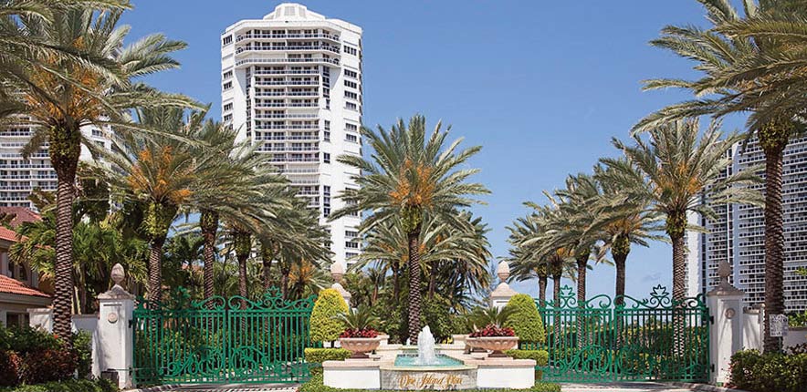 One Island Place Aventura Luxury Condo Entrance View