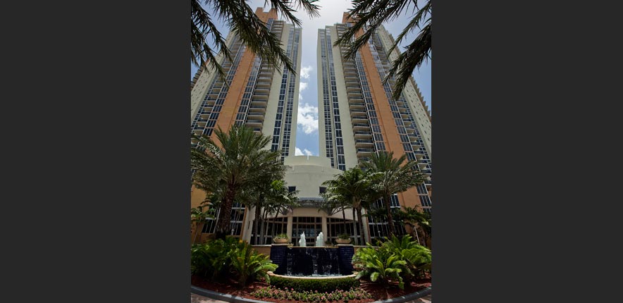 Ocean Four Sunny Isles Beach Luxury Condo View from Street