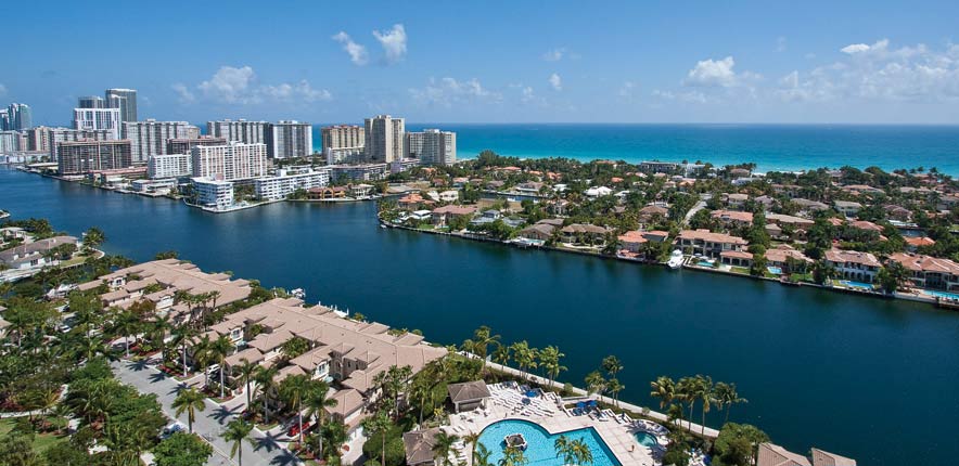 The Point Aventura Luxury Condo Aerial View