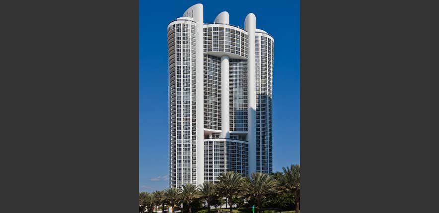 Trump Palace Sunny Isles Beach Luxury Condo Street View