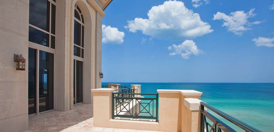 Villas of Positano Hollywood Florida Luxury Condo Balcony View
