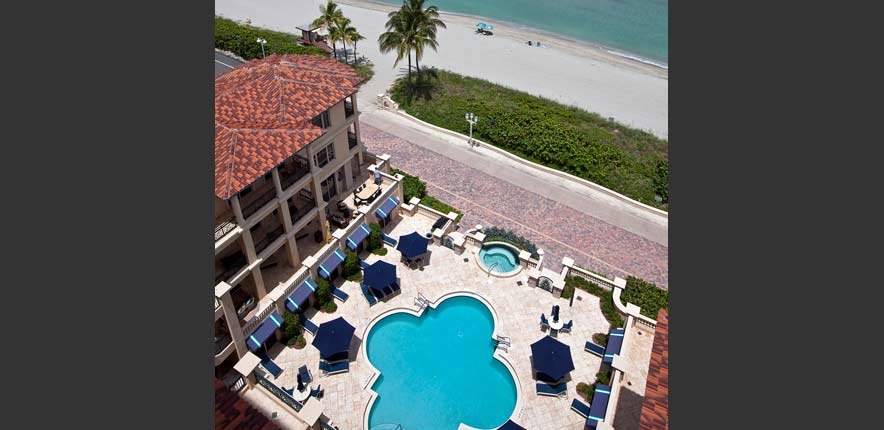 Villas of Positano Hollywood Florida Luxury Condo Pool and Beach View