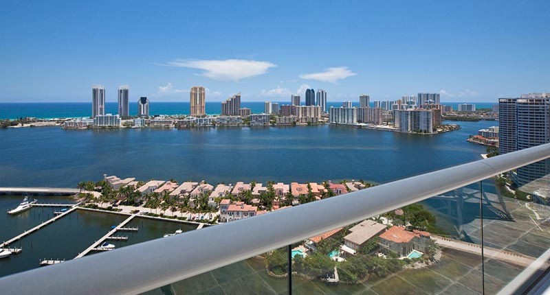 Williams Island Aventura Luxury Condo Balcony View